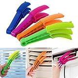 Bumud Microfiber Wuzzy Blind Duster Shutters Cleaner Window Brushes -- Set of 4