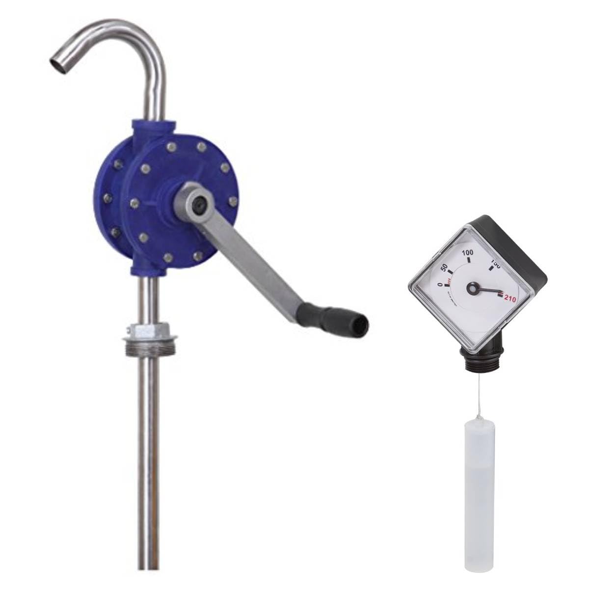 Groz Heavy Duty Stainless Steel Pump With Drum