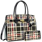 Dasein Women's Handbags Padlock Satchel Bags Top