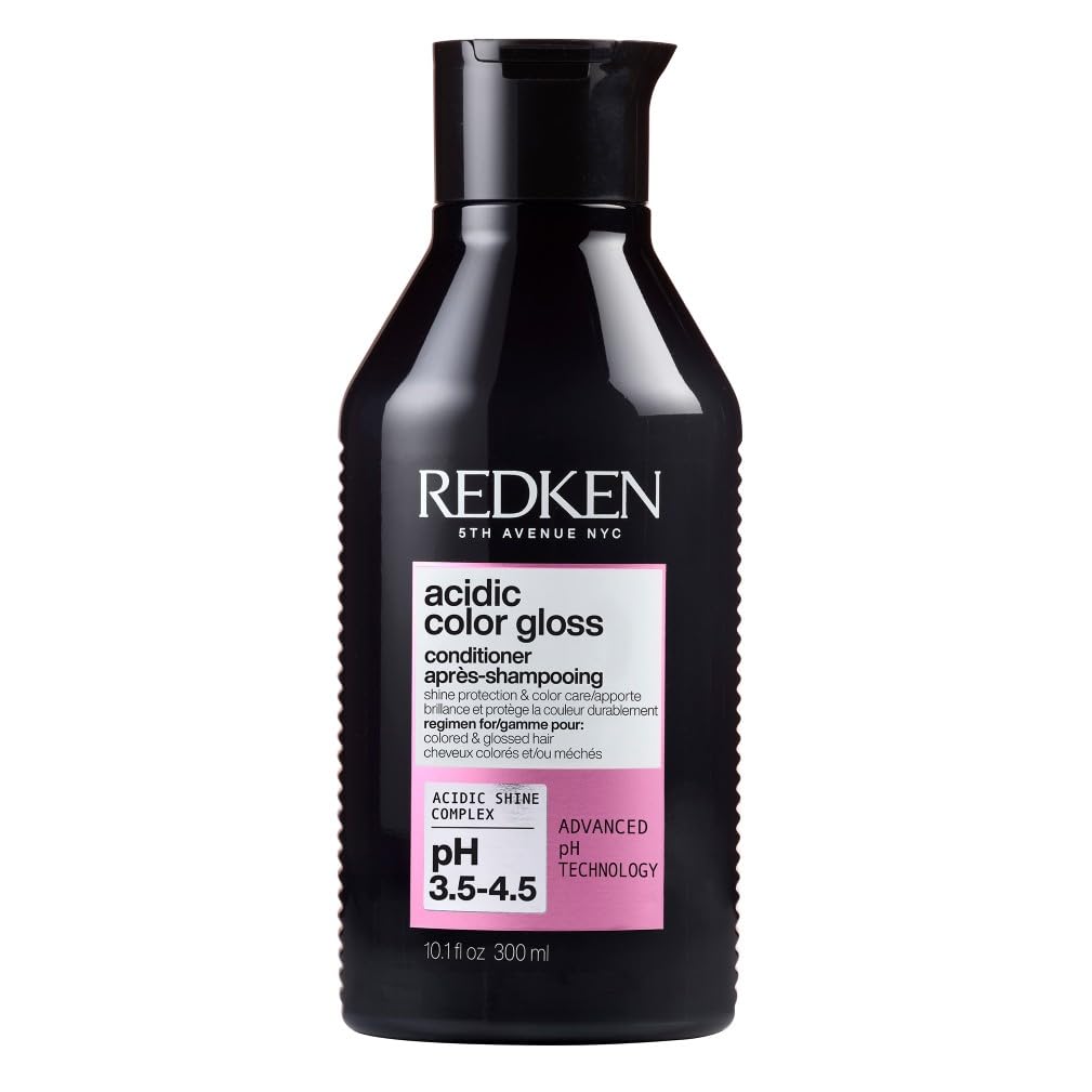 REDKEN Acidic Color Gloss Conditioner, Colour Protection, Glass-Like Shine, for Colour Treated Hair, 300ml