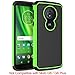 Moto G6 Play Case, SYONER [Shockproof] Defender Phone Case Cover for Motorola Moto G Play 6th Generation [Green]