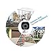 EWETON 1080P Bullet Security Camera, HD Hybrid 4-in-1 TVI/CVI/AHD/960H Waterproof Indoor/Outdoor Surveillance Camera 2.0MP 1920x1080, 36 LED 115ft Night Vision 3.6mm Lens UTC OSD