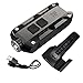 Nitecore TIP SS Stainless Steel Edition 360 Lumen USB Rechargeable Keychain Flashlight & LumenTac USB Charging Cable (Jet Black)