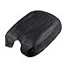 Real Genuine Leather Console Lid Armrest Arm Rest Cover Upholstery For 2008-2012 08-12 Honda Accord (Black)