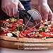 Premium Professional Pizza Cutter Wheel By VestaHomeStore - With Sharp Angled Stainless Steel Blade, Ergonomic Anti-Slip Handle & Durable Blade Cover - Ideal For Pizza, Pies, Waffles and Dough Cookies