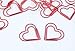 Funnylive Red Heart-Shaped 25x25 mm Teacher Gift Quality Paper Clips DIY Creative Bookmarks Tough Stainless Steel
