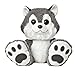 Aurora World Taddle Toes Howler Husky Plush, 10