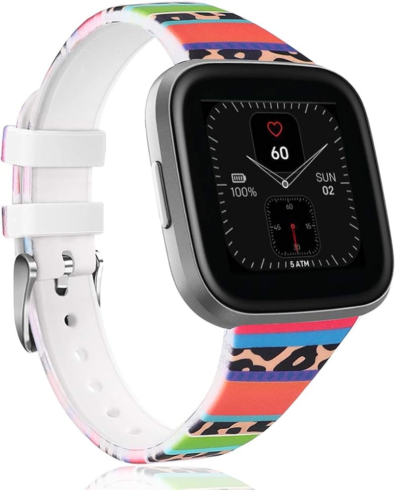 Bracelet de sport compatible avec Fitbit Versa 2 / Versa/Versa Lite