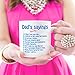 MAUAG Funny Dads Favorite Sayings Coffee Mug, Funny Dadisms Written in a Top Ten List, Best Birthday Gifts for Dad, Father Cup, White 11 Oz