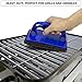 [5 Grill Screens, 5 Pads, 1 Holder Pack] Grill Cleaning Kit, Griddle Metal Scouring, Heavy Duty Degreaser of Stainless Steel Flat Tops, BBQ Stain, Scraper for Outdoor, Restaurants and Home Kitchen
