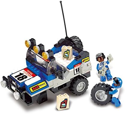 Sluban Building and Construction Blocks M38-B0131 Ultimate Off Road Car Building Block Construction Set (154 Piece)