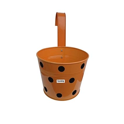 Kraftsplanet Indoor Garden / Balcony Decor Single Metal Railing Planter