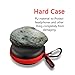 Earbud Case ZEEYU Hard Earphone Bluetooth Headphone Carrying Storage with Carabiner-Red