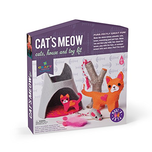 Craft-tastic cat s meow make play craft kit
