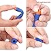 6MILES 300 Pcs 7.2*1.3 Cm EVA Dark Blue Foam Soft Refill Bullet Darts for Nerf N-strike Elite Series Blasters Kid Toy Gun Parts Play GameSlight Fast Firm Accesory Birthday Gift