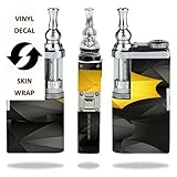 Innokin itaste VTR Vape E-Cig Mod Box Vinyl DECAL STICKER Skin Wrap / Yellow Umbrella With Black Umbrellas Design Print Image Pattern