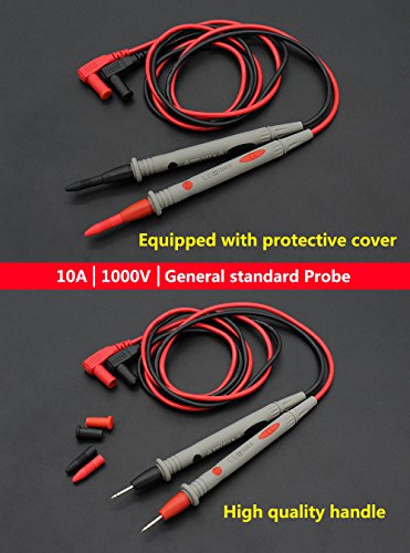 Multimeter Test Leads with Banana Plug Digital Multimeter Clamp Tester Probe Test Probes Leads for Multimeter Electronic Test Leads Multimeter Accessories(10A Standard Model) - Thumbnail 2