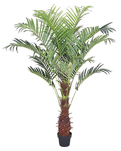 Decovego Palme Palmenbaum Arekapalme Kunstpflanze Kunstbaum Künstliche Pflanze 180cm