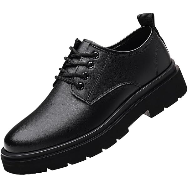 Amazon.com | Dress Shoes for Men Leather Lace Up Platform 