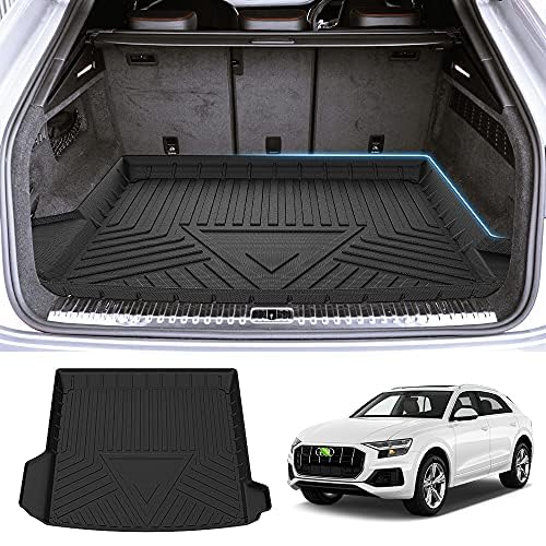 Cargo Liner Fits for Audi Q8/RS Q8 2019-2025 2026, All Weather Cargo Mat for Q8, Heavy Duty Waterproof Rear Trunk Mat for Q8 Accessories Image