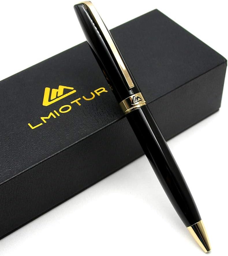 LMIOTUR Ballpoint Pen, Lacquered Pen with Gift Case, Ball Point Pens Gift Set for Men & Women, Caligraphy Kits for Beginners, Cross Pen for Executive, Office(1622)