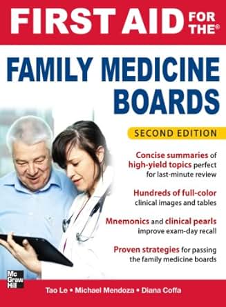 First Aid For The Family Medicine Boards Second Edition