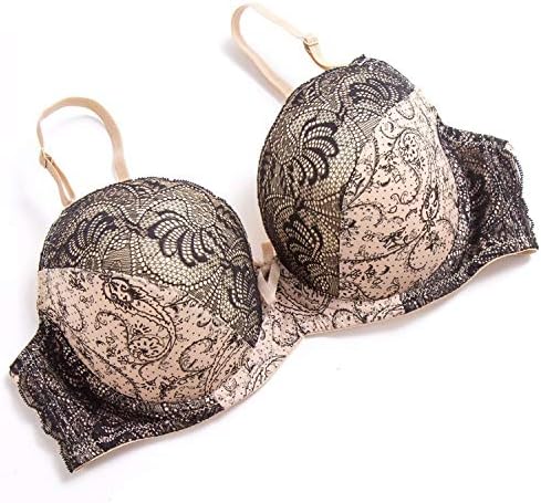 D E Cup Lace Push Up Bra Plus Size Women 34 36 38 40 42 Women Large Cup Bras Brassiere