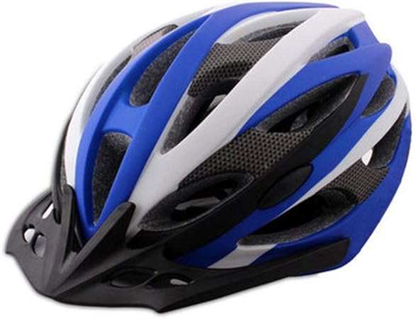 blue bicycle helmet