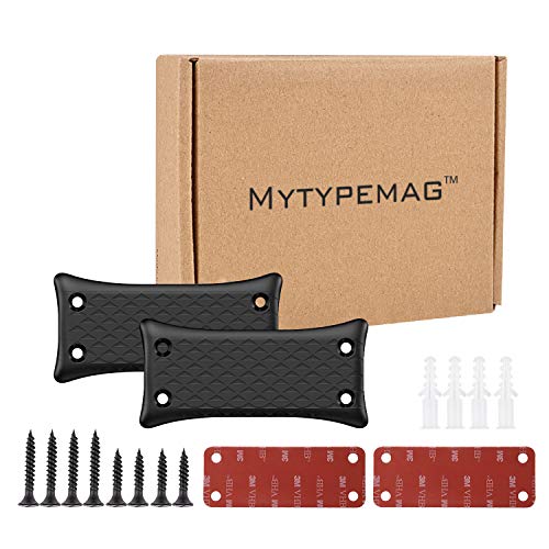 2-Pack Gun Magnet Mount, 50 Lbs Rating,Rubber Coated Gun Holder for Pistol, Handgun, Shotgun, Rifles, Revolvers, Safe, Hunting, Firearm Accessories, Using in Car, Truck, Wall, Desk, Vehicle and Home - Thumbnail 6