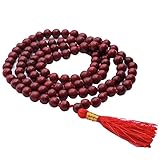 HealthAndWealth TM - Rosewood Beads mala | Rosary 8mm Handmade 108+1 Beads Prayer japa mala | Yoga, Meditation, Prayer, japa mala
