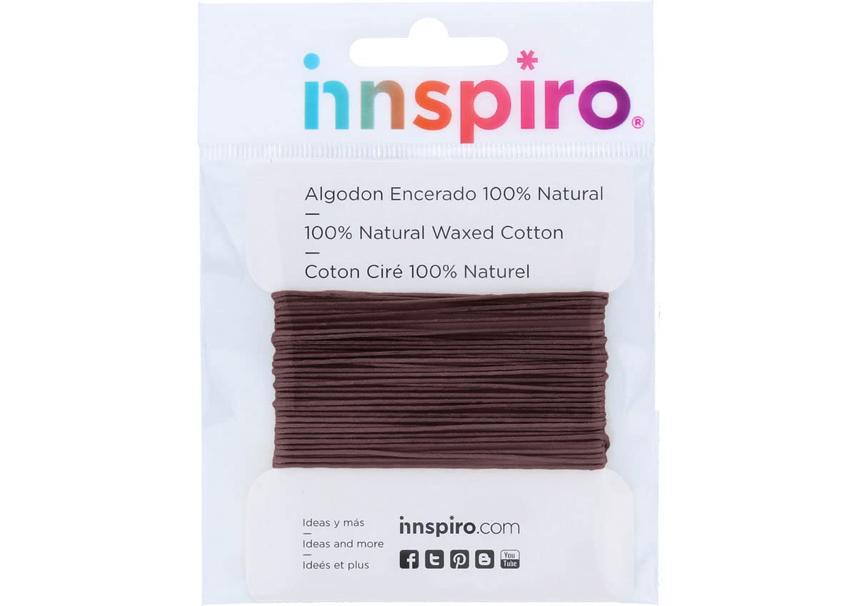 Cotton cord Waxed Fine copper 1.5 mm. 5 m.