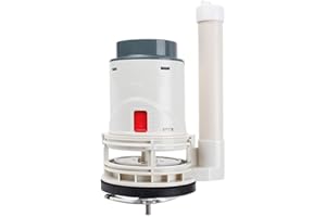 Toilet Dual Flush Valve Replacement Valve Kit Assembly for One Piece Dual Flush Drain Valve Repair - 17CM