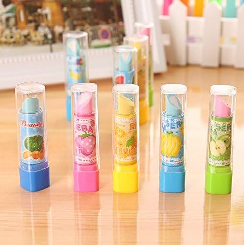2PC Sweet Press Eraser White Writing Drawing Eraser School Supplies Stationery Randomly send
