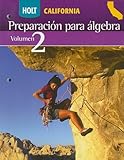 Image de Holt Algebra Readiness California: Student Edition (Spanish) Volume 2