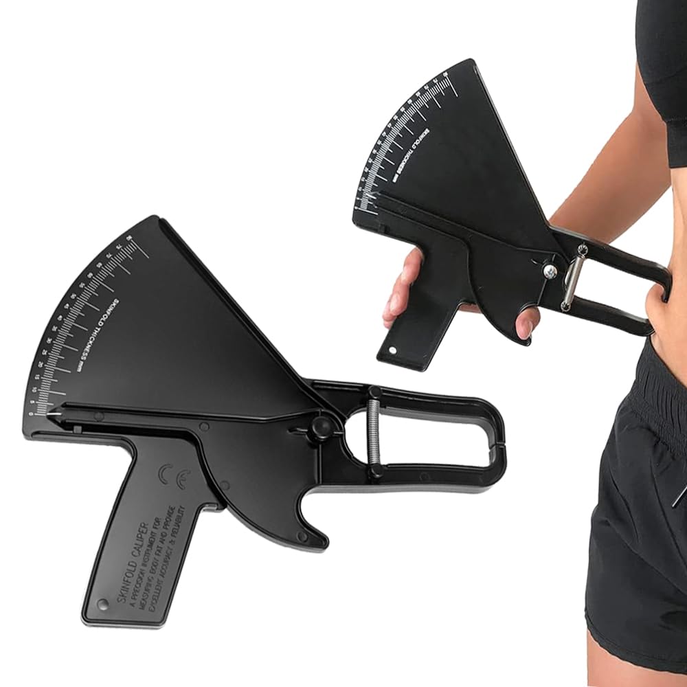 Body Fat Calipers 0-80mm Body Fat Measurement Tool Professional Skinfold Calipers for Fitness Fat Loss Measurement