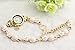 Cokoo Fashion Style Pearl Chain Bracelet Women's Fashion Wrap Wrist Watch White