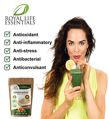 image for Royal Life Essentials Ashwagandha Root Powder 2oz Boost Running Endura