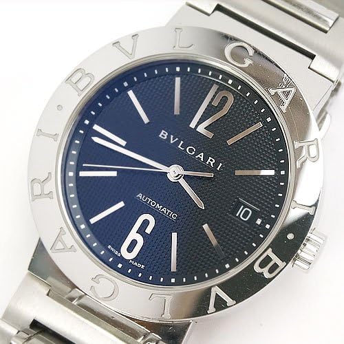 Amazon Bvlgari ブルガリ メンズ 腕時計 ブルガリブルガリ 38mm 自動巻 38ss Auto 中古 並行輸入品 メンズ腕時計 腕時計 通販