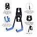 NZACE Garage Hooks Storage Utility Double Hooks, Heavy Duty for Organizing Power Tools, Ladders, Bulk items, Bikes, Ropes etc.(12 Pack)
