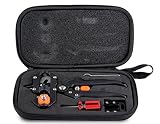 eoocvt Garden Fruit Tree Professional Prune Shear Snip Grafting Cutting Tool with 2 Extra Blades, a Phillips Screwdriver and a Wrench - Tree Grafting Kit