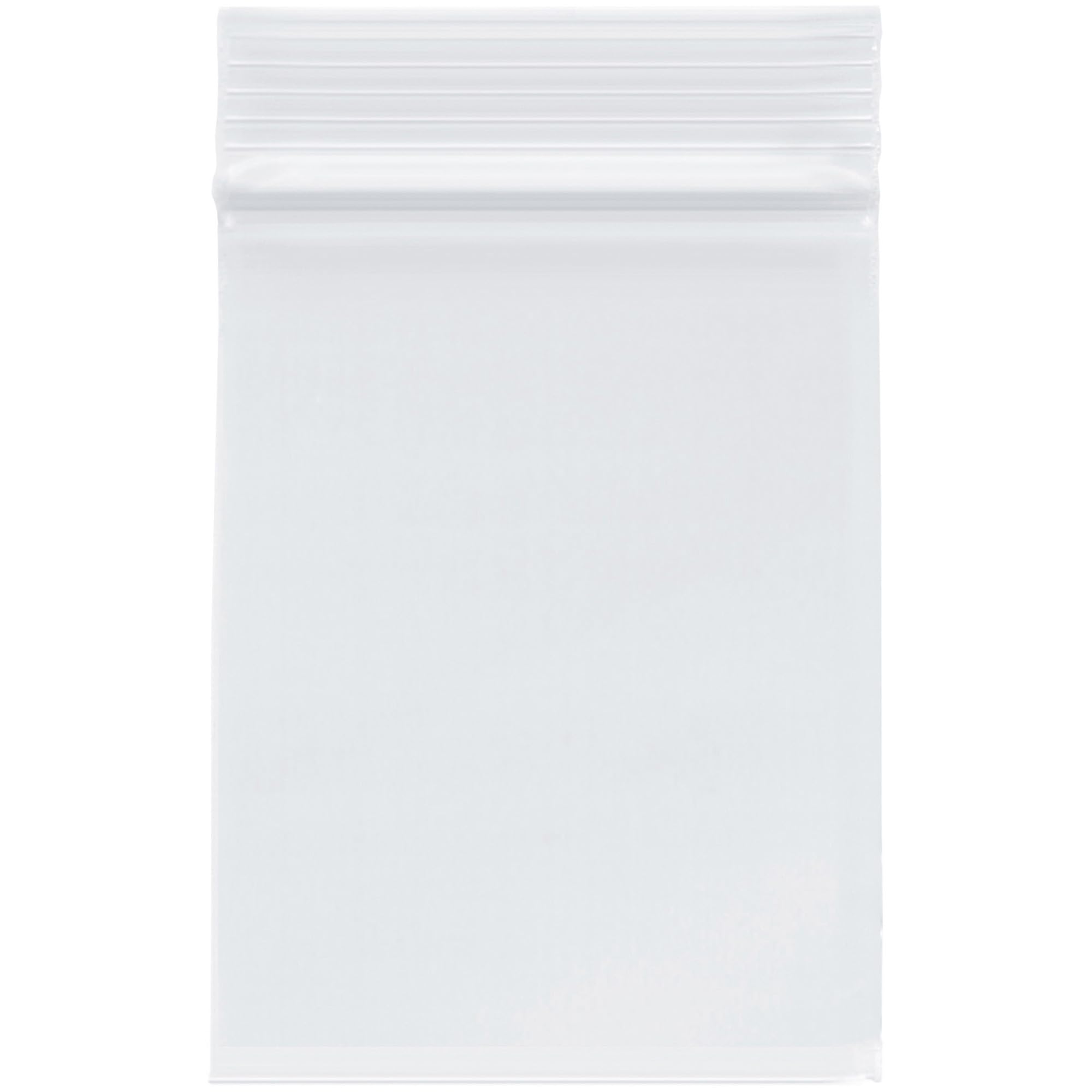 Plymor Zipper Reclosable Plastic Bags, 2 Mil, 3" x 4" (Pack of 500)