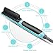 KINGDOMCARES Professional Ceramic Hair Straightening Brush Anti Scald Hair Straightener Comb Blue