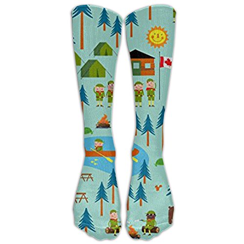 Boy Scouts Camp Turtle Athletic Tube Stockings Women's Men's Classics Stockings Socks Sport Long Sock One Size