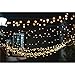 Moonflor Solar Fairy String Light, 2 Pack 100 LED 8 Modes Copper Wire Lights Waterproof Outdoor String Lights Indoor/Outdoor, Gardens, Patio, Wedding, Bedroom, Christmas Party Decoration, Warm White