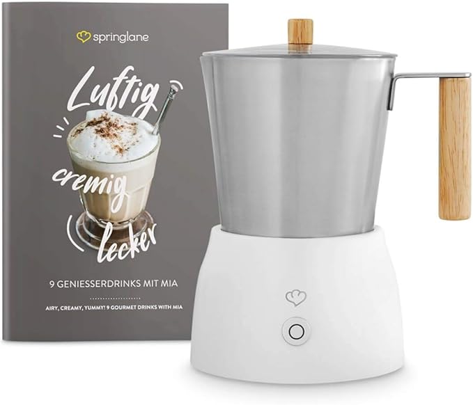 Montalatte Manuale 500ml In Acciaio Inox - Schiumalatte Per Caffè Con Penna Decorazione - Foto 9