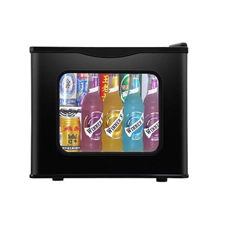 HWG Mini Congelador Refrigerador con Puerta De Vidrio Mini ...
