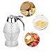 Powstro Honey Dispenser, No-Mess Honey Syrup Dispenser Bee Drip Bottle, Acrylic 200ml