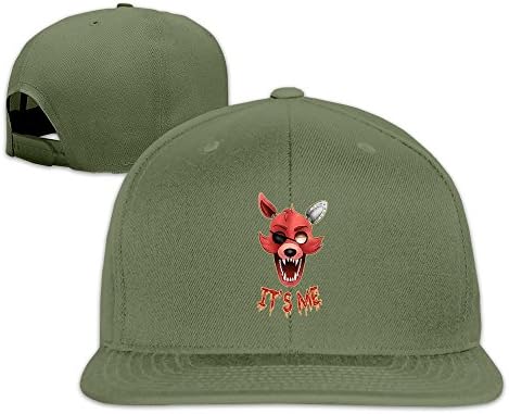 Haruforone Five Nights At Freddy Punk Custom Unisex Adjustable Baseball Snapback Hip Hop Cap Hat ForestGreen