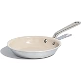 Made In Cookware - 8" Nonstick Ceramic Frying Pan - 5 Ply Stainless Clad - Professional Cookware - Crafted in USA - Induction