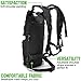 Tactical Molle Hydration Pack Backpack with 3L Water Bladder. Lightweight & Durable Military Daypack Keeps Water Cold for Up to 4 Hours (Black + No Cleaning Kit Included)